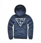 guess femmes veste mode 2012-2019U hoodie petit norme bleu